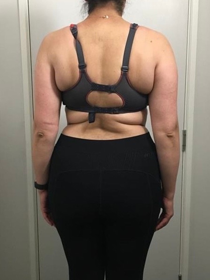 Before photo of Sarah Saleem